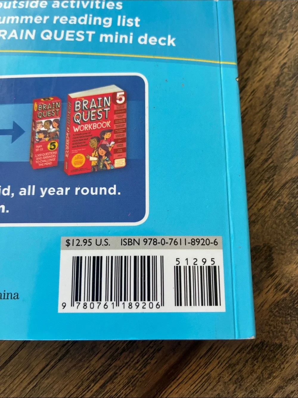 Summer Brain Quest Workbook for Grades 4 & 5 - Blue